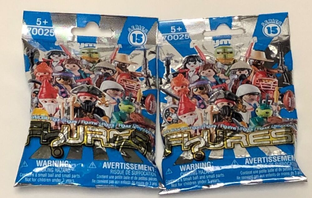 Lot of 2 Playmobil 70025 Mini Figures Series 15 Blind Bag Age5+ Boys Girls New